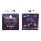 Vuki Küp Bloknot Simli Sulu 6.3 x 6.3 Cm Neon Desenli Sulu ve Simli Küp Bloknot thumbnail 4