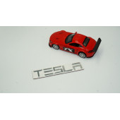 Tesla Model 3 Y S X Series Bagaj Krom Metal 3M 3D Yazı Logo Orjinal Ürün - 4