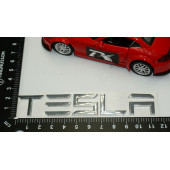 Tesla Model 3 Y S X Series Bagaj Krom Metal 3M 3D Yazı Logo Orjinal Ürün - 7