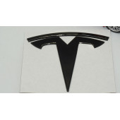 Tesla Model 3 S X Y Logo 3M 3D Parlak Siyah Rozet Amblem Orjinal Ürün - 3