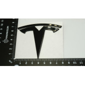Tesla Model 3 S X Y Logo 3M 3D Parlak Siyah Rozet Amblem Orjinal Ürün - 4