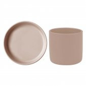 Oioi Basic Silikon Beslenme Seti Tabak & Bardak - 1