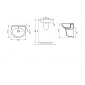 Turavit 40x50 Oval Lavabo - 2