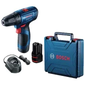 BOSCH Professional GSR 120-LI Çift Akülü Delme Vidalama + Bosch Sırt Çantası + Bosch V-Line 103 Parça Karışık Aksesuar Seti - 2