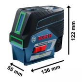 Bosch Professional GCL 2-50 CG Çapraz ve Noktasal Lazer - 0601066H00 - 3