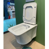 Turkuaz İbiza Kanalsız Asma Klozet ve Yavaş Kapak - 1