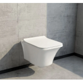 Turkuaz İbiza Kanalsız Asma Klozet ve Yavaş Kapak - 3