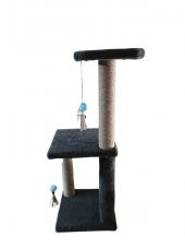 OKYA PETSH0P  KEDİ TIRMALAMA TAHTASI- 82 CM GRİ - 2
