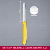 6.7736.l8 10 Cm Tırtıklı Soyma Bıçağı - 2
