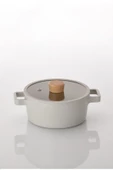 Fika Alüminyum Döküm Tencere Cam Kapaklı 18cm - 2