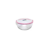 Glasslock Yuvarlak Cam Saklama Kabı 2000 Ml - 1