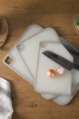 Fika Kesme Tahtası Seti 3prç Bej - 1