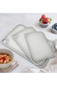 Fika Kesme Tahtası Büyük 305*445*9 Mm Gri - 3