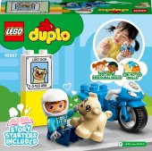 LEGO Duplo® Kurtarma Polis Motosikleti 10967 - 2 Yaş ve Üzeri Çocuklar Için Polis Motosikleti Içeren - 4