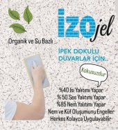 Organik İpek Sıva - Dekoratif Yalıtım Sıvası - Ses & Isı & Nem Yalıtımı  - İZO-061  - 4 m2 - 3