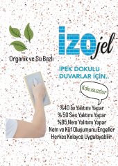 Organik İpek Sıva - Dekoratif Yalıtım Sıvası - Ses & Isı & Nem Yalıtımı  - İZO-052  - 4 m2 - 2