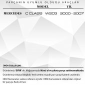 Mercedes W203 için Orta Konsol Perdesi - 2