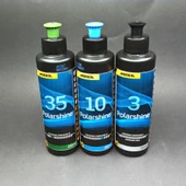 PASTA CİLA SETİ EPOKSİ PARLATMA POLİSAJ SETİ 35 10 VE 3 BİTİRME PASTASI  250 ML X 3 ADET (750 ML) - 1
