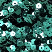 SÜSLEME PULU ORTASI DELİK GLİTTER TAKI VE TEKSTİL DİKİLEBİLİR SÜSLEME PULU 3 MM ZÜMRÜT YEŞİLİ 100 GR - 3