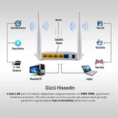 Everest EWR-958N 300 MBPS 2,4GHZ Beyaz Kablosuz Router - 33650 - 3