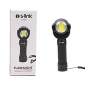 S-link SL-F860 3W Cob+3W Led Pilli Dönebilen Çift Başlıklı Manyetik Tutuculu El Feneri 35949 - 1