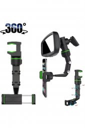 Dikiz Aynası Telefon Tutucu,masaüstü, Koltuk Arkası Telefon Tutacağı Car Holder(AÇIKLAMAYI OKUYUNUZ) - 3