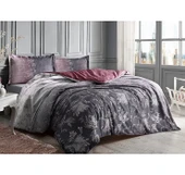 Özdilek Yatak Örtülü Çift Kişilik Nevresim Takımı-Ditsy Mor thumbnail 2