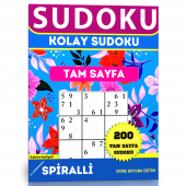Kolay Sudoku Tam Sayfa (200 Süper Sudoku Kalem Hediyeli) thumbnail 1