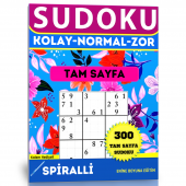 Sudoku Tam Sayfa Kolay-Normal-Zor (300 Süper Sudoku Kalem Hediyeli) thumbnail 1