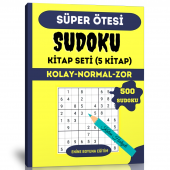 Süper Ötesi Sudoku Kitap Seti (5 Fasikül Kitap Kalem Hediyeli) thumbnail 1