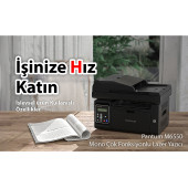 Pantum M6550nw Yazıcı Tarayıcı Fotokopi Network Wi-fi Mono Çok Fonksiyonlu Lazer Yazıcı - 2
