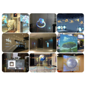 Şeffaf Ters Projeksiyon hologram filmi (152X100mm) - 6