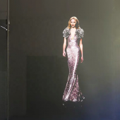 Şeffaf Ters Projeksiyon hologram filmi (152X100mm) - 8