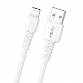 HEPU HP-424 Mild USB - iPh Lightning QC3.0 3.1A Şarj Kablosu 30cm Beyaz - 3