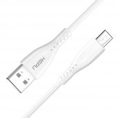 HEPU HP-417 Venus USB - Micro USB QC3.0 3.1A Şarj Kablosu 1mt Beyaz - 4