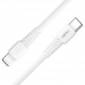 HEPU HP-422 Mild Type-C - iPh Lightning PW20W Şarj Kablosu 30cm Beyaz - 4