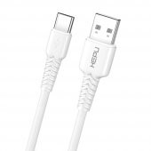 HEPU HP-425 Mild USB - Type-C QC3.0 3.1A Şarj Kablosu 30cm Beyaz - 3