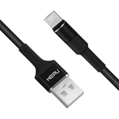 HEPU HP-414 Solid USB - Micro USB QC3.0 3.1A Şarj Kablosu 1mt Siyah - 1