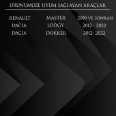 Renault Master 3, Dacia Lodgy, Dokker için Cam Izgarası-Sol - 2