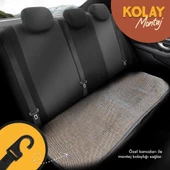 Otom Natural Design Kilim Minder Tam Set El Dokuması  Siyah-Kahve-Beyaz - 6