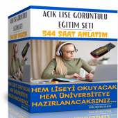 Açık Lise Tüm Dersler Görüntülü Eğitim Seti - 1