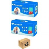Dermaped Yetişkin Hasta Bezi Belbantlı Large Büyük Boy 30 lu 2 paket / 60 Adet - 1