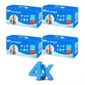Dermaped Bel Bantlı L 30'lu 4 Paket Hasta Bezi - 1