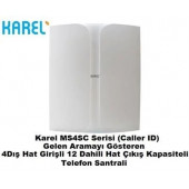 Karel MS48C 4-12 Caler ID Telefon Santral Cihazı - 1