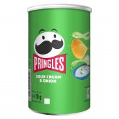 Pringles Sour Cream & Onion 70 gr Cips x 12 Adet - 1