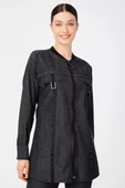 PANTOLON TUNİK TENCEL TAKIM - Lyocell Füme - 5