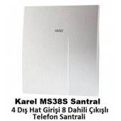 Karel MS38S 4-8 Telefon Santral Cihazı - 1