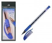 Faber Castell 1425 Tükenmez Kalem 0.7 mm İğne Uçlu mavi 10lu Paket - 1
