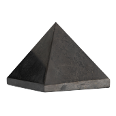 Şungit Doğal Taş Piramit - 6cm - 1
