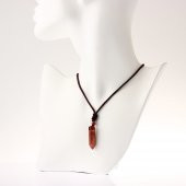 Jasper Doğal Taş Kolye Ucu 3cm - 2